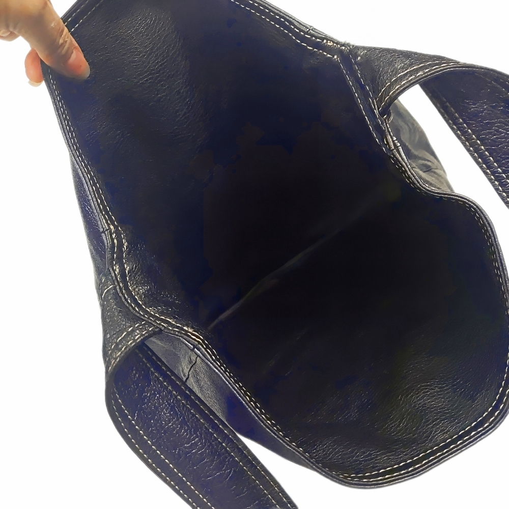 MARC JACOBS 'The Tote Bag' Original, Signature-Emb, Rvsbl, Leather Crossbody - Picture 9 of 9